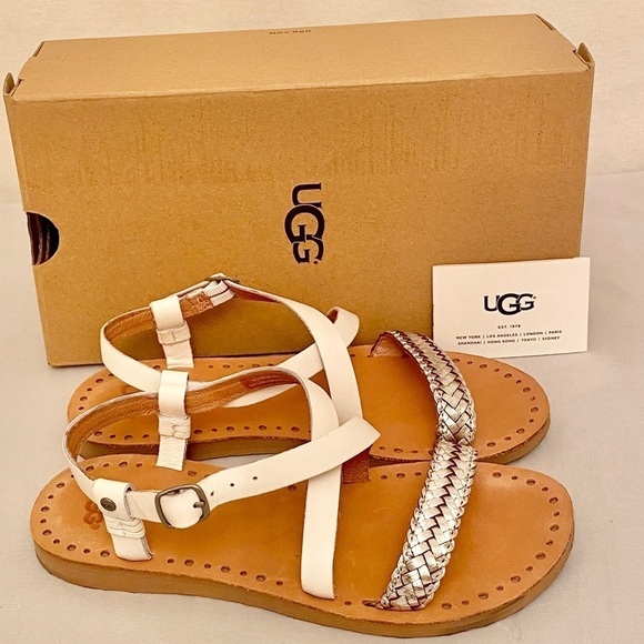 UGG JORDYNE Sandal Ankle Strappy Excellent Cond. - Picture 3 of 8